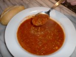 Tomato Soup with Freekeh Shorbet Banadoura maa Freekeh