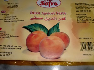 Compressed Apricot Sheets